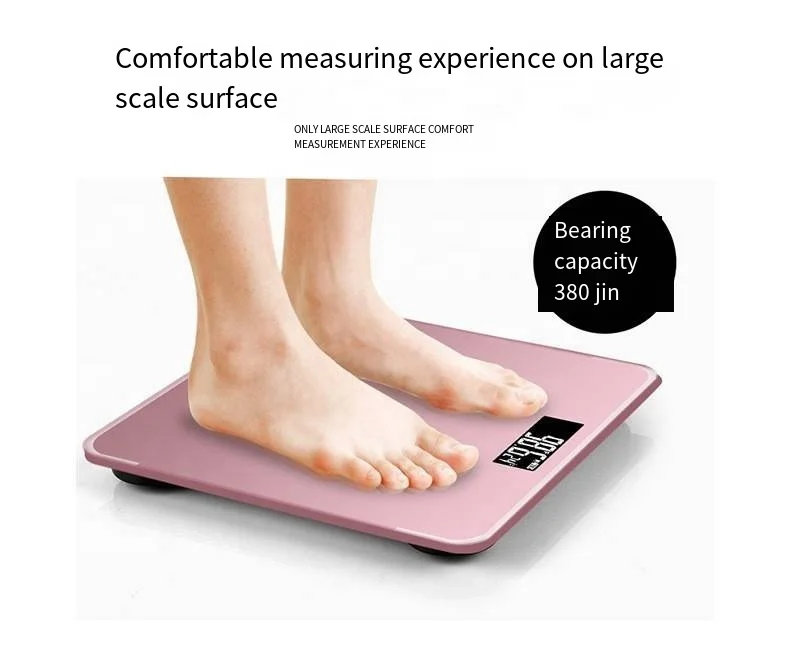 Electronic Portable Bathroom Body Fat Weighing BMI Scale LCD Digital Analyzer Scale with Audio Broadcasting