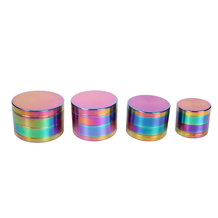 Wholesale Customer Zinc alloy metal material portable cylinder herb wood tobacco leaf herb grinder tobacco