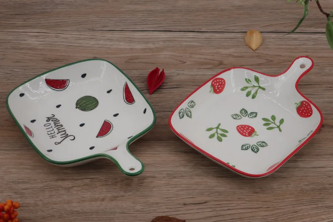 Factory Manufacture Various wholesale ceramic plate square ceramic plates