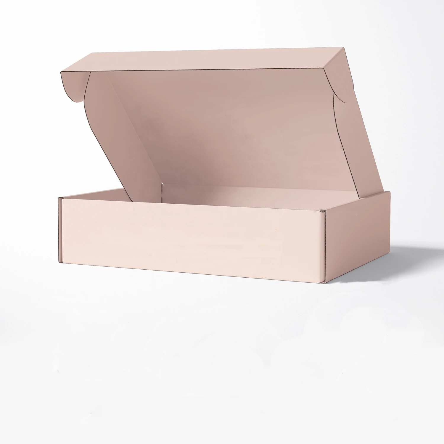 Hard Paper Mailer Gift Trade Reasonable Price Corrugated Kraft Box, Custom Clothing Package Box With Paper