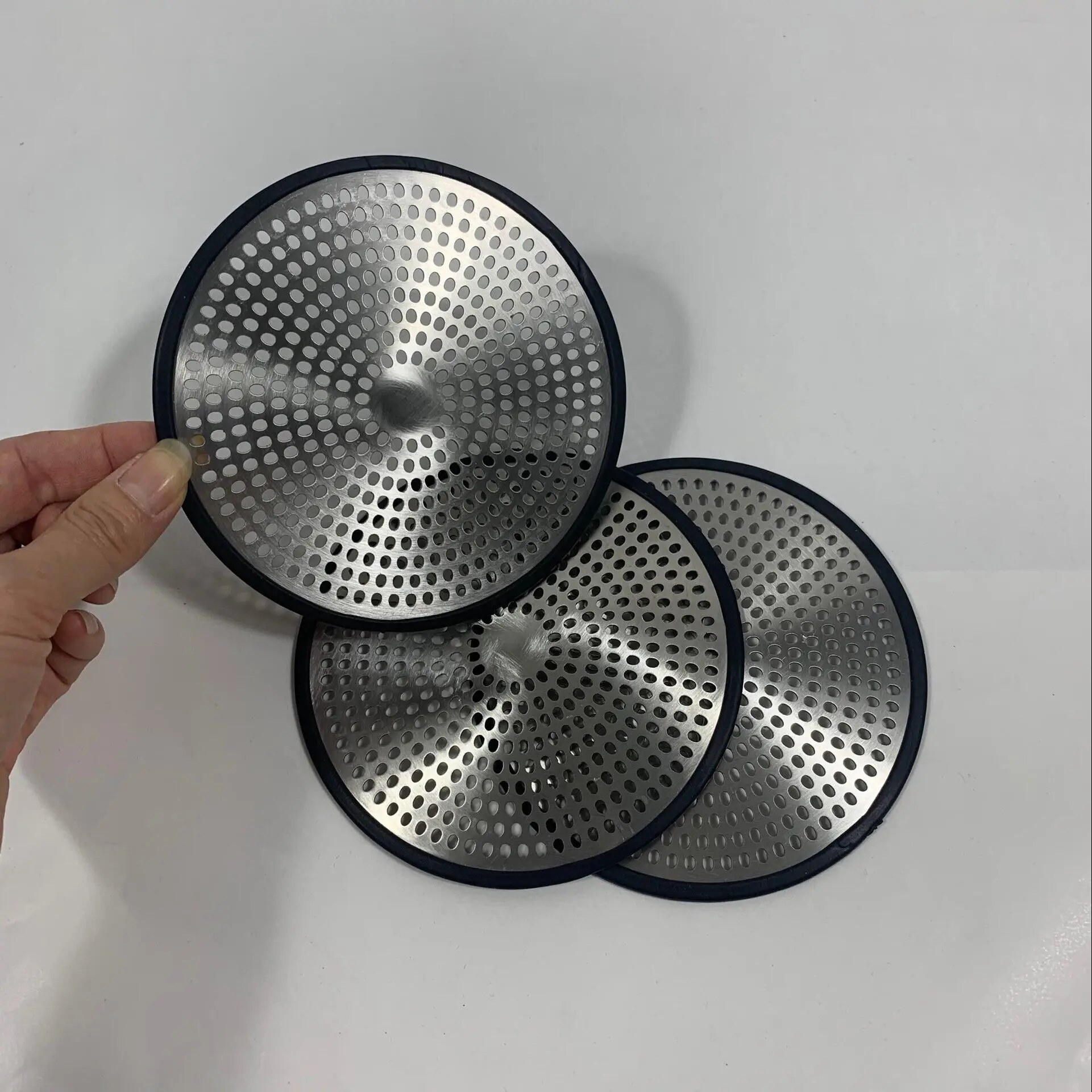 Stainless Steel Sink Strainer Filter with Upgraded Mesh and Lift-up Handle