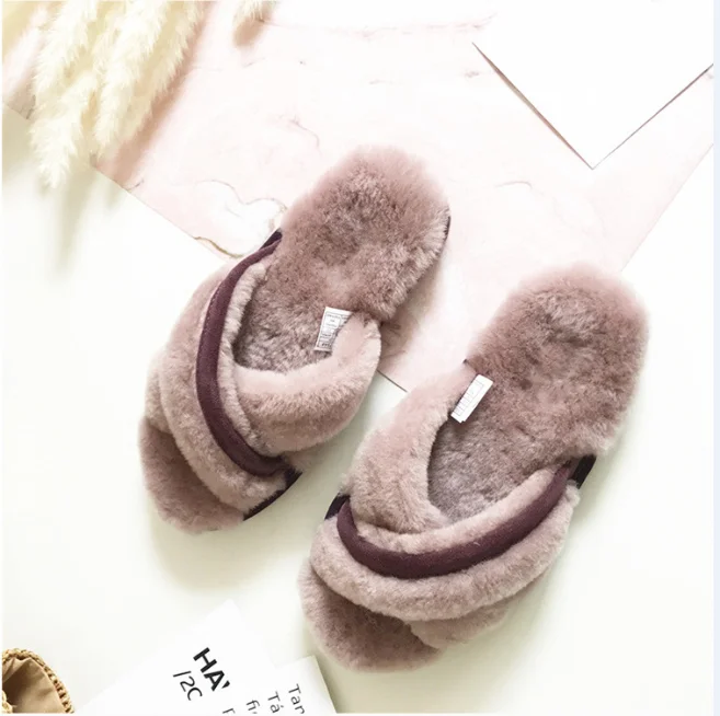 Low Prices Fur Fluffy Indoor Embroidery Cheap Sandals And Slippers For LadiesTransparent Open Toe Hotel Fur Slipper Custom Fur
