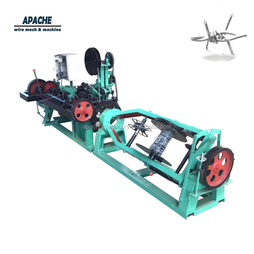 Barbed wire machine// fence making machine Full automatic hot galvanized wire