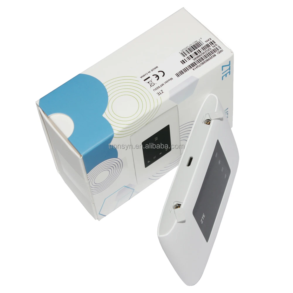 ZTE MF920U CAT4 150Mbps Mobile Hotspot 4G WiFi Router With 2400mAh With External Antenna Port