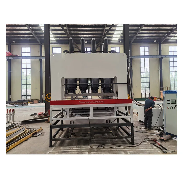 Melamine laminate flooring press production line making machine