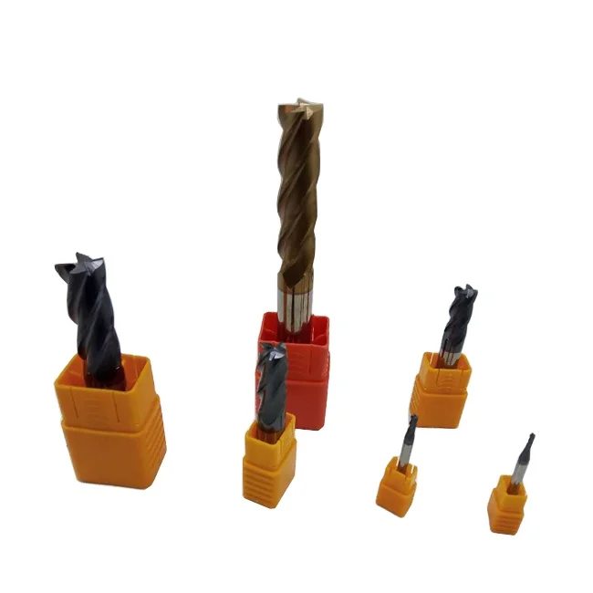 Endmill Manufacturer CNC Tools 2/4 Flutes Flat Carbide Milling Cutter Carbide End mill