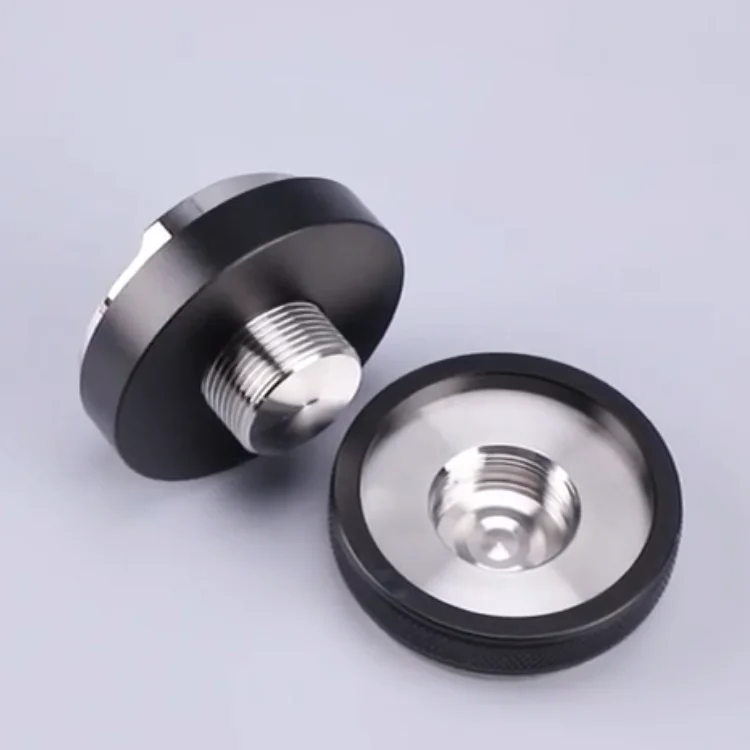 China Supplier Coffee Tamper Coffee Distributor Adjustable Depth Stainless Steel 51MM 53MM 58MM