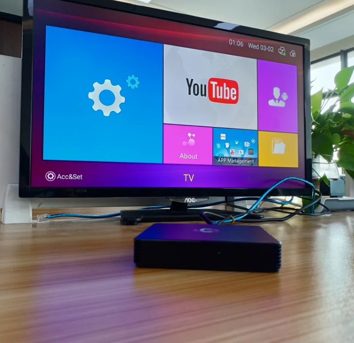 android 11 smart tv box amlogic s905w2 4gb 32gb dual wifi 4K stable cloud system online update OTT android tv box