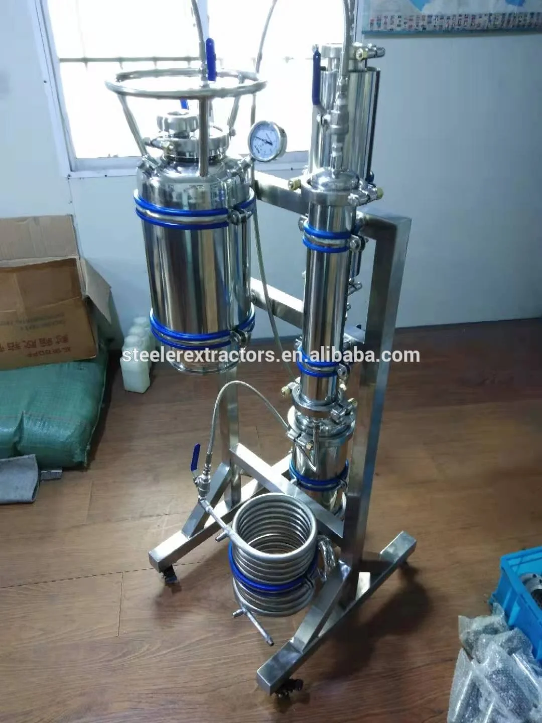 Stainless Steel 304 2LB Closed Loop Extractor for hydrocarbon extraction industry