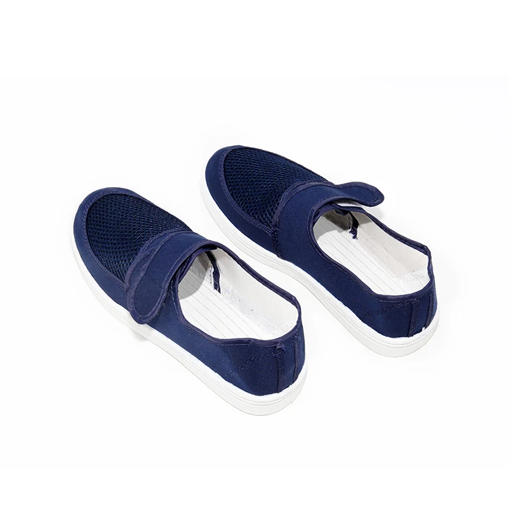 Factory Use Cheap Price Cleanroom PVC ESD Light Weight Unisex Canvas Anti-static Shoes