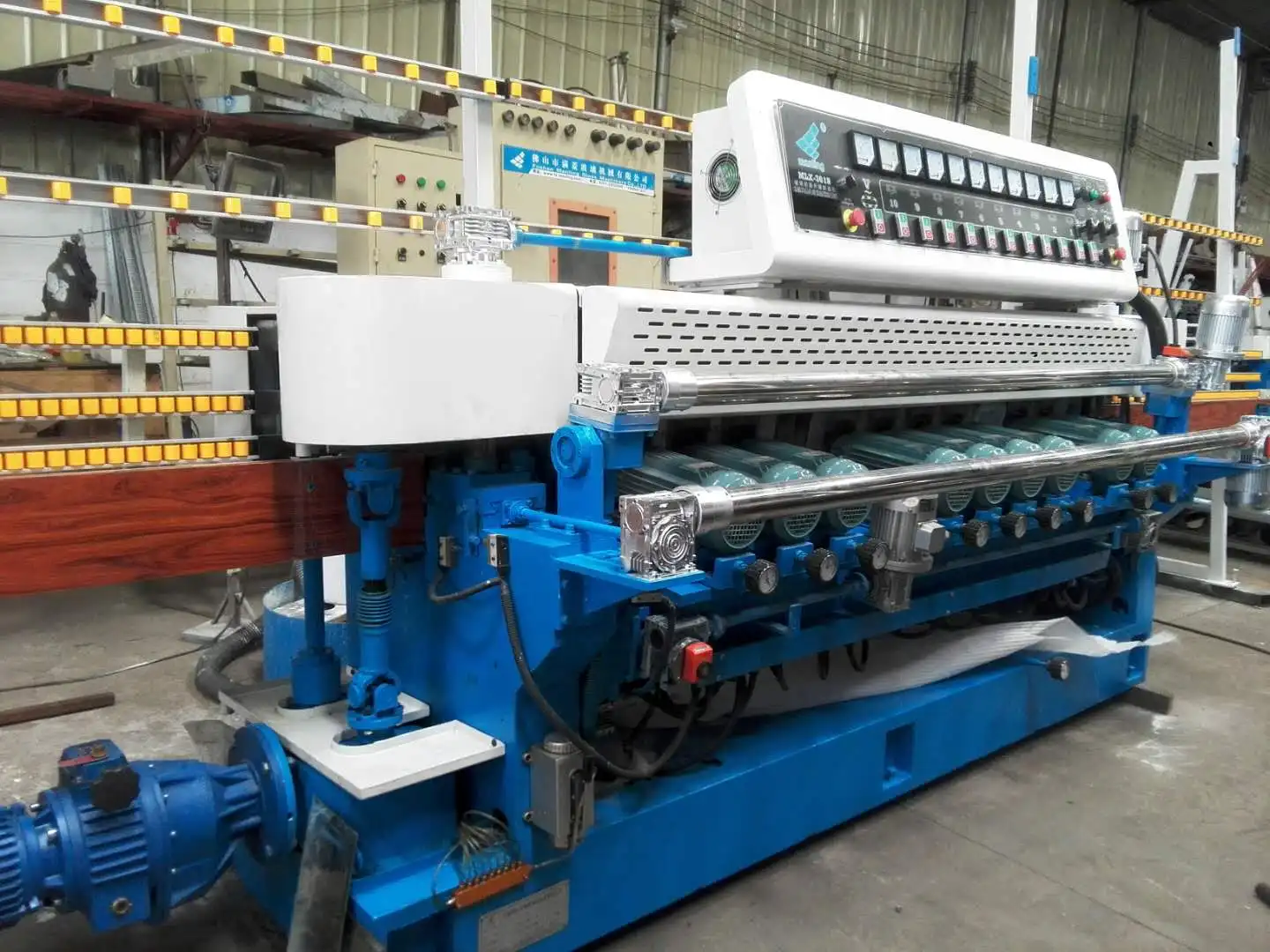  Машина для обработки стекла PLC 10 ABB motors машина полировки резки с прямой