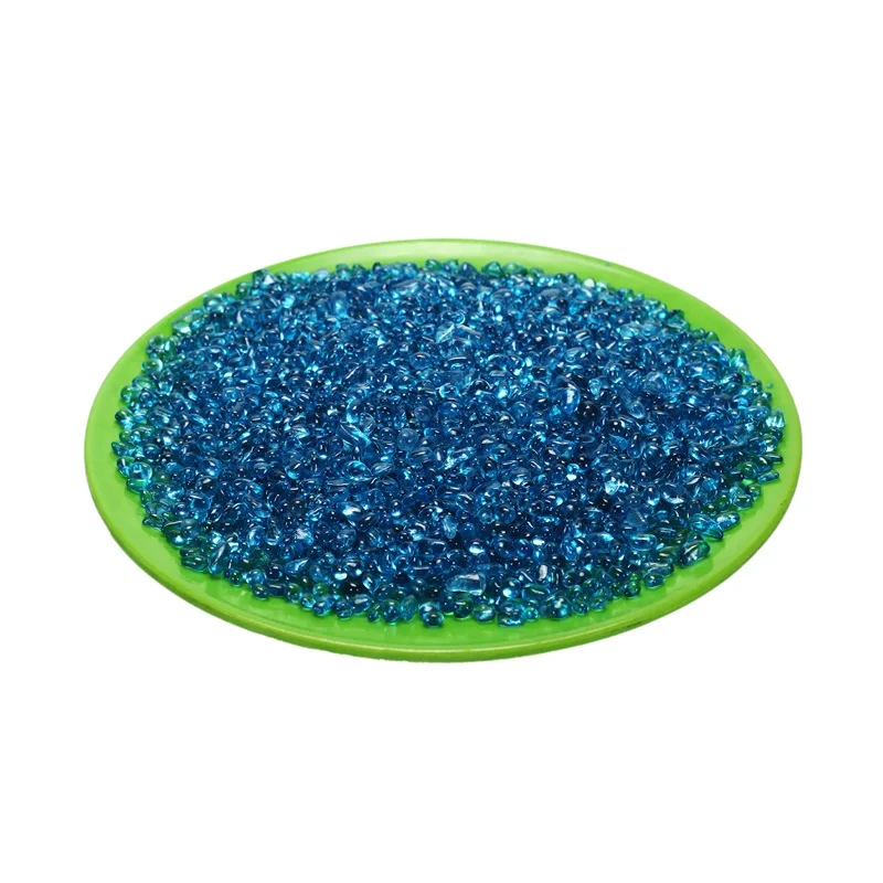 The factory supplies various sizes of circular glass beads with sand leakage balls that can be customized for color sandblasting
