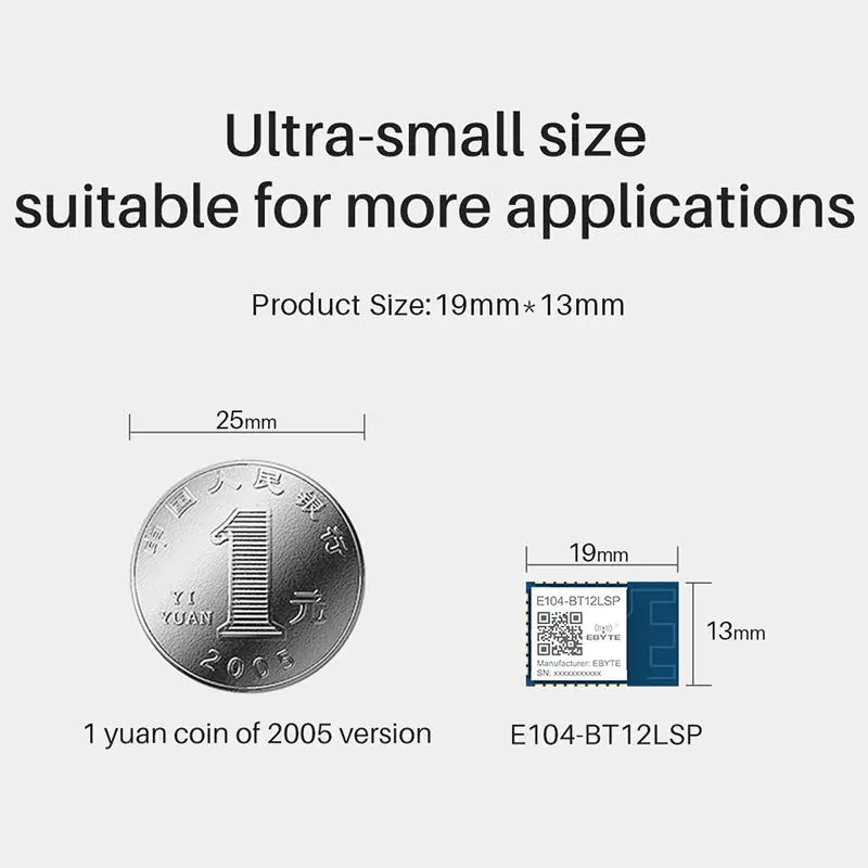 Ebyte Brand-new chip TLSR8253F512 GFSK long-range control Data Transfer Bluetooth module Remote control of mesh network