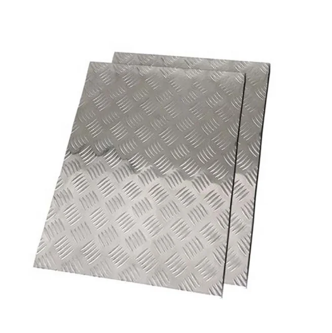 Большой запас алмазной рифленой пластины 1050 1100 3003 5052 тисненый рифленый алюминиевый лист