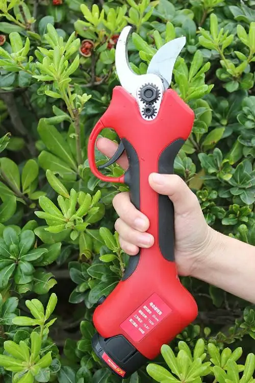 25mm cutting mouth cordless pruning shear high quality hot sale household garden tool
