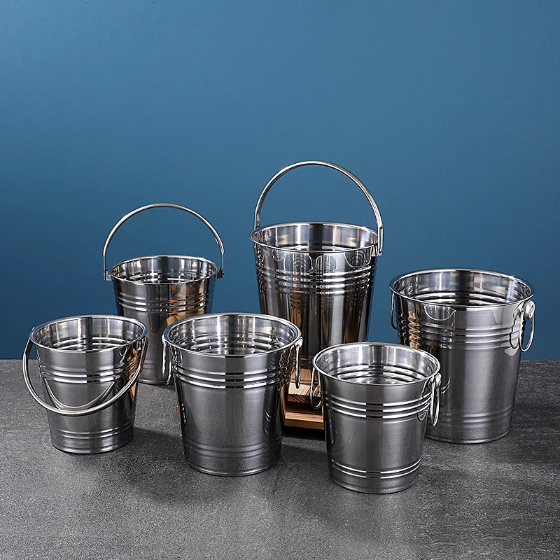 Stainless Steel Ice Bucket Beer Wine Champagne Bucket
