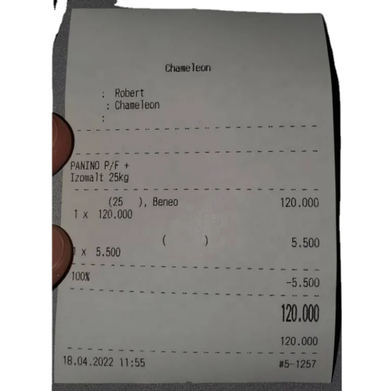 Juxing 57x50 Guangzhou paper roll paper thermal cash register paper 58mm thermal printer POS