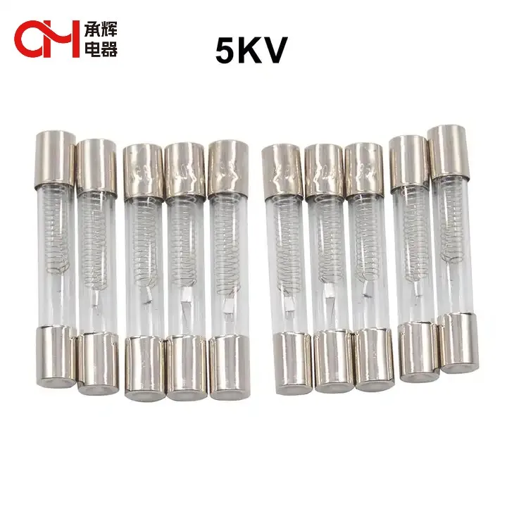 Glass Tube Fuse 5KV 4mA-1A 6*30mm 6*40mm For Microwave oven
