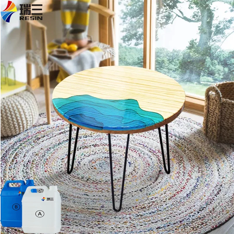 Casting Epoxy Resin for Wooden Table and Furniture