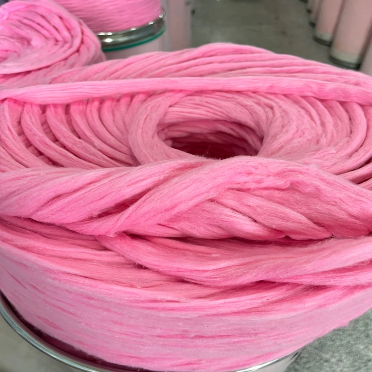 AZO free  open end yarn cotton  polyester knitting blended yarn with good price