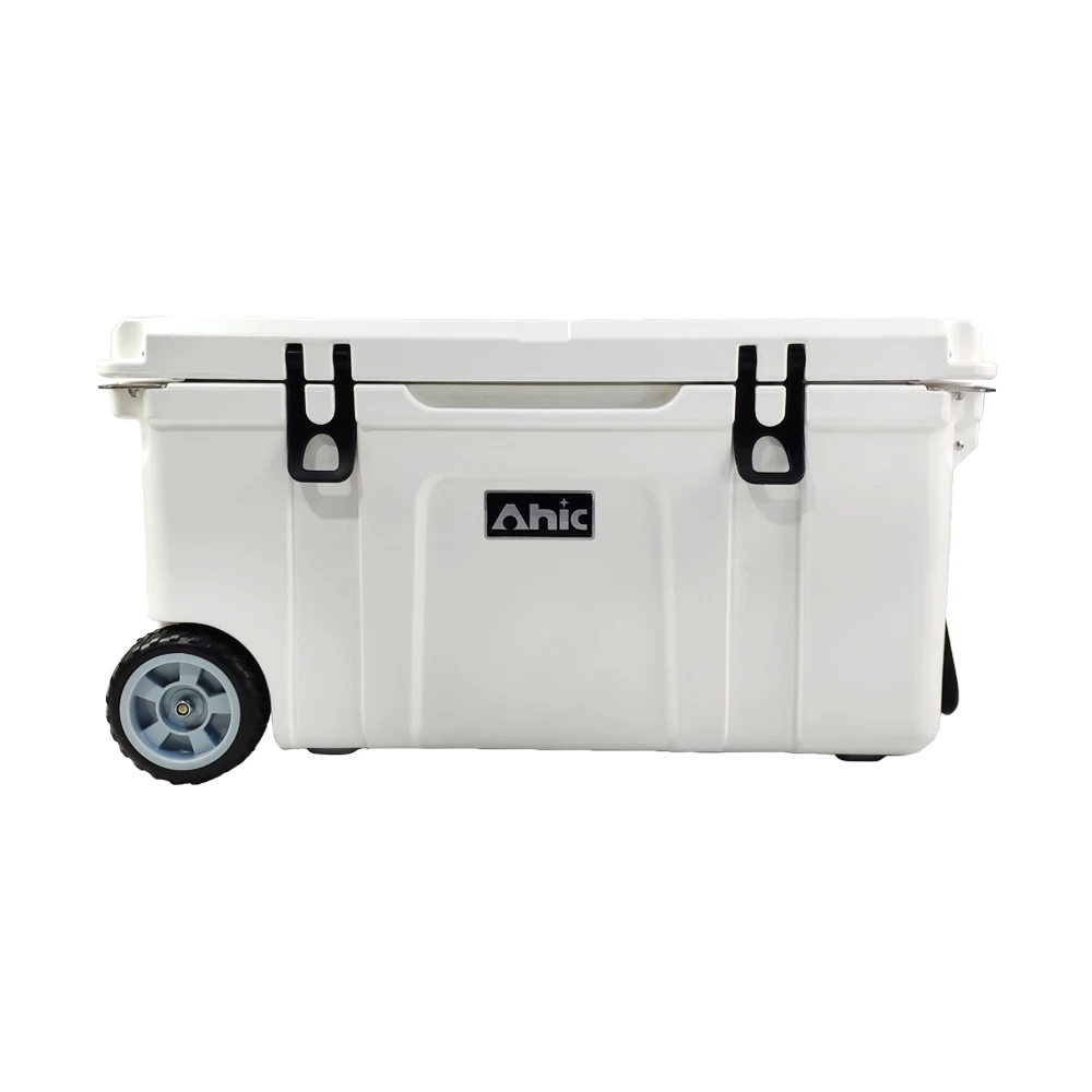 Insulated lockable insulated cooler with carry hard cooler with wheels backpack cooler