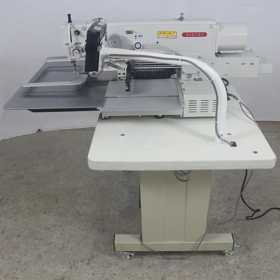 3020 maquina de costura template stitching machine automatic computerized woven label pattern sewing machine