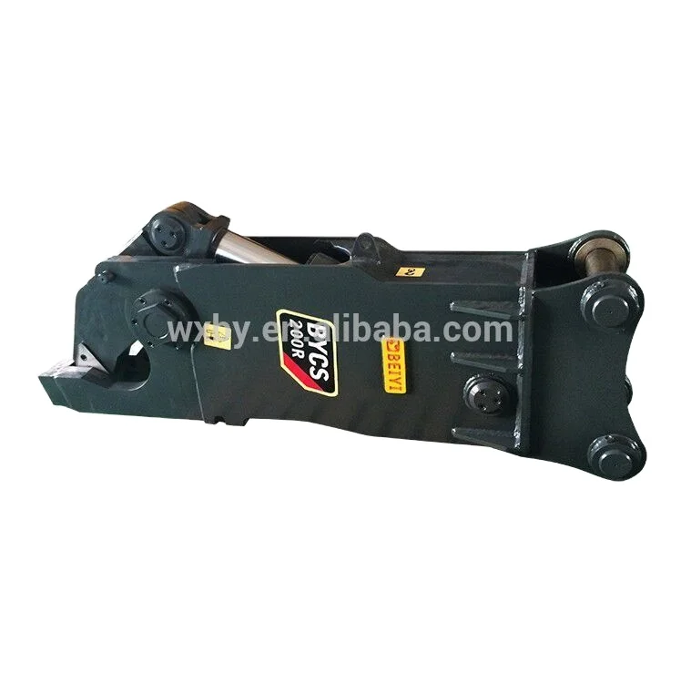 Excavator attachment machinery parts hydraulic shear demolition shear scrap metal shear steel sheet