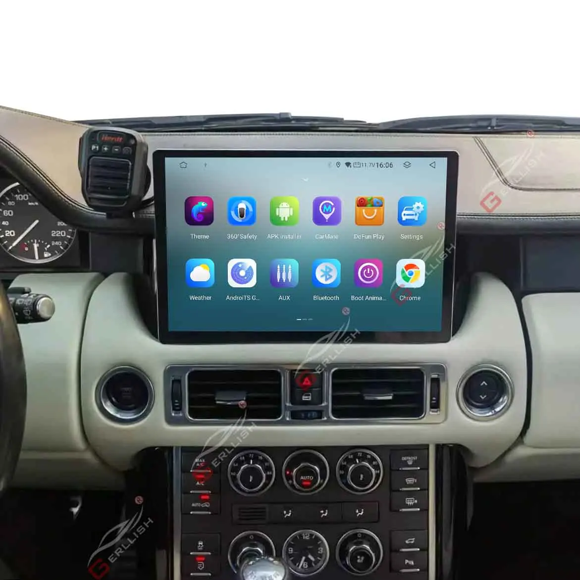 Gerllish 13-дюймовый Android автомобильный радиоприемник для Land Rover Range V8 L322 2002 ~ 2012 Интеллектуальный мультимедийный видеоплеер Радио GPS 4G