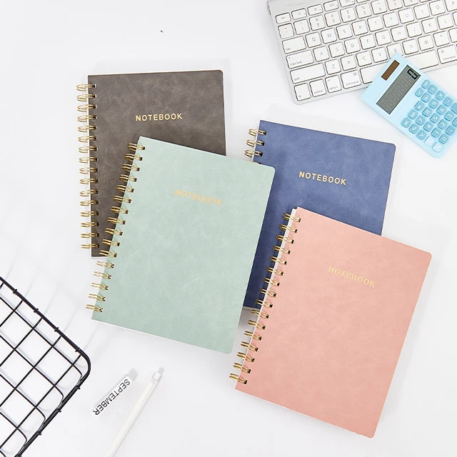 Faux Suede Cover Notebooks Nice Design Journal Cheap Stationery Custom Leather PU Notebook