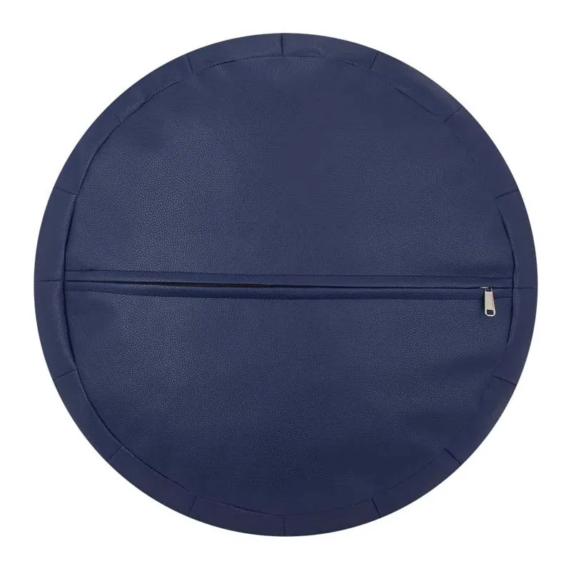 Moroccan leather Pouf ottoman handmade pouf footstool