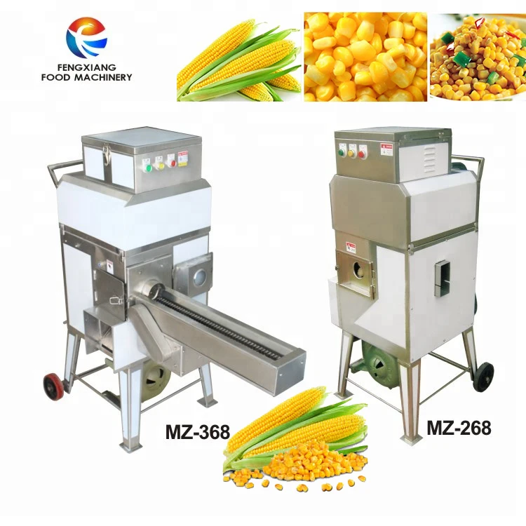  MZ-368 400-500kg/h Sweet Corn Thresher Fresh peeling
