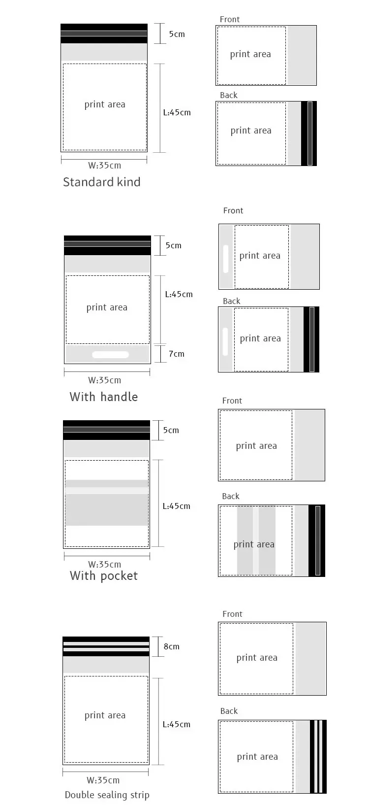 poly mailers mailing bag
