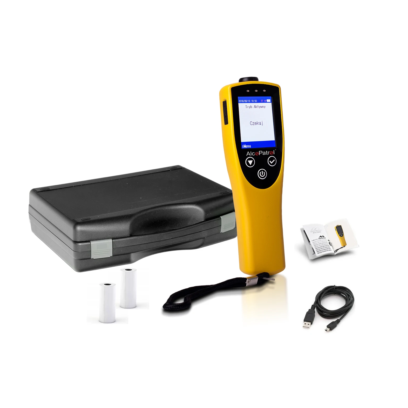 AP4020-PRO AlcoPatrol Профессиональный тестер спирта для дыхания датчик топливных элементов Алкотестер с