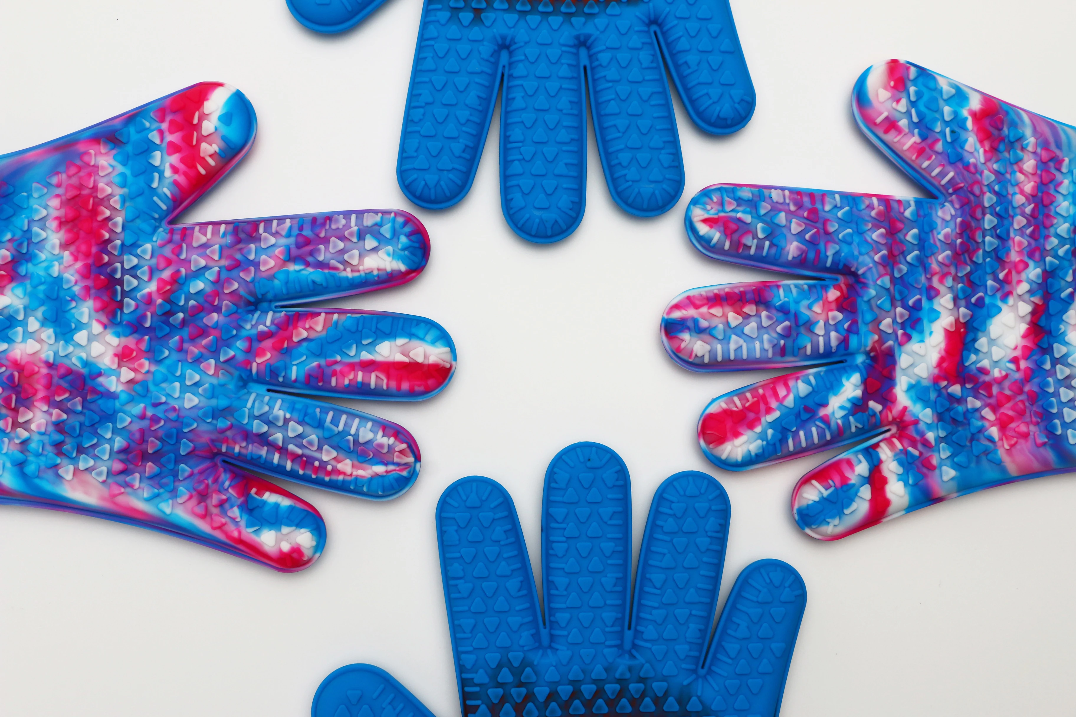 set of 2 Non-Slip Silicone Microwave Gloves Oven Baking Hot Pot BBQ Gloves Silicone Oven Mitt unique kitchen gadgets