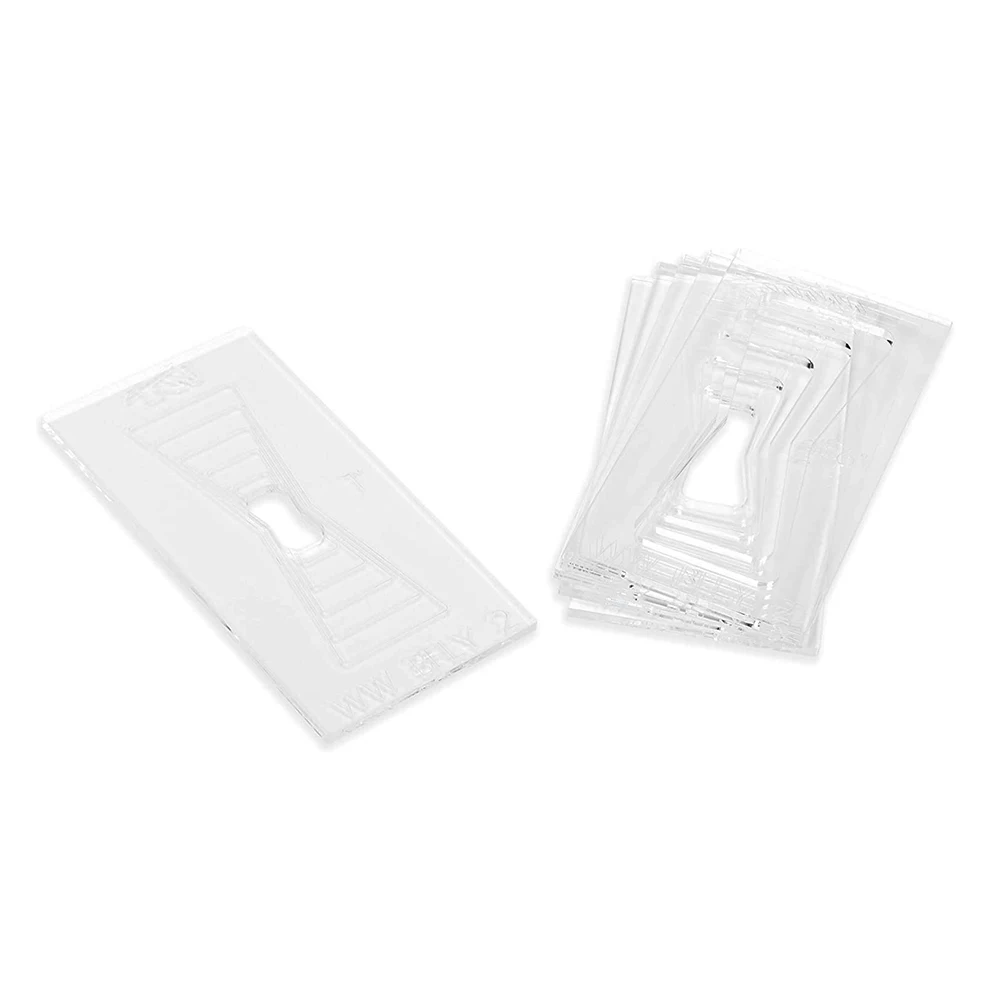 Персонализированный акриловый декоративный шаблон направляющая доска для фрезерного станка по дереву рисования «сделай сам» 2