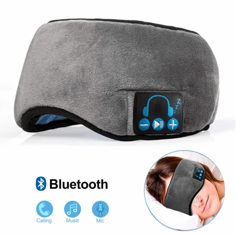 
Factory Comfortable 5.0 Bluetooth Headband Wireless Music Sport Adjustable Sleep Travel Headphone Washable Eye Mask 