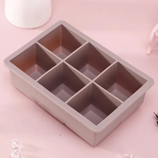 Силиконовая форма для льда, 6 отверстий