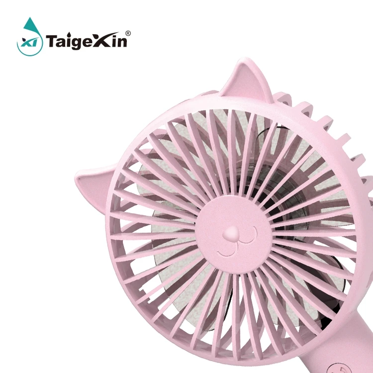RTS usb table electric fan battery charger table mini fan wireless personal portable rechargeable electric cooling fan