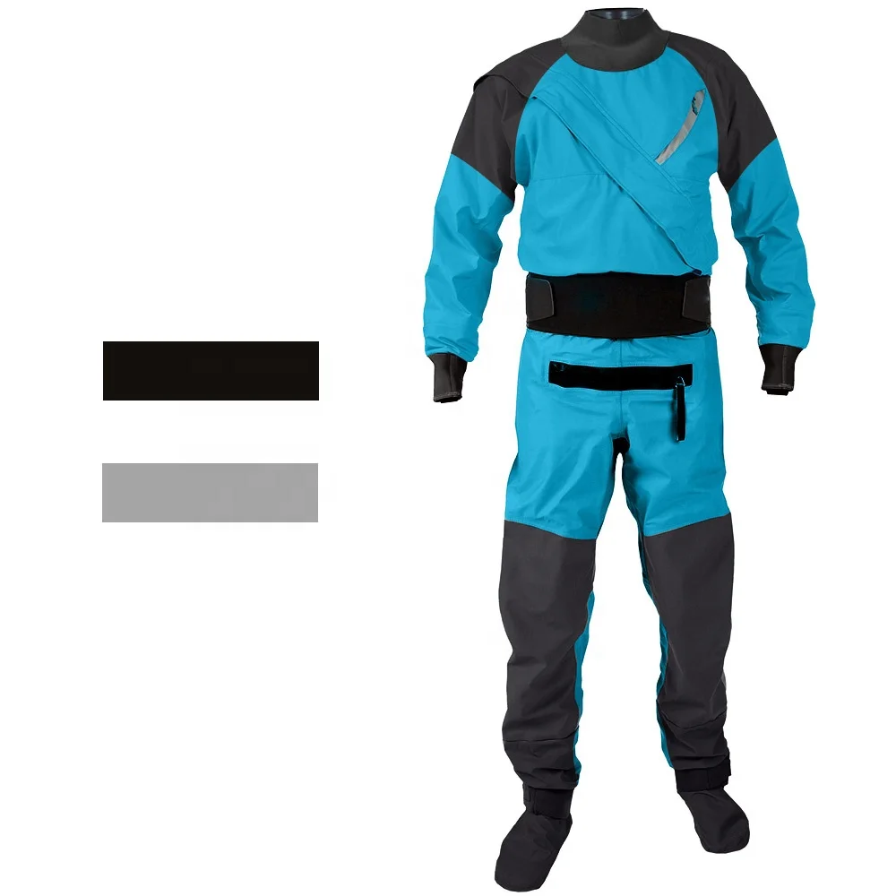 SANFAN drysuit for kayak nylon kayak aviation semi dry suit latex drysuit neck gask dry suit for scubadiving