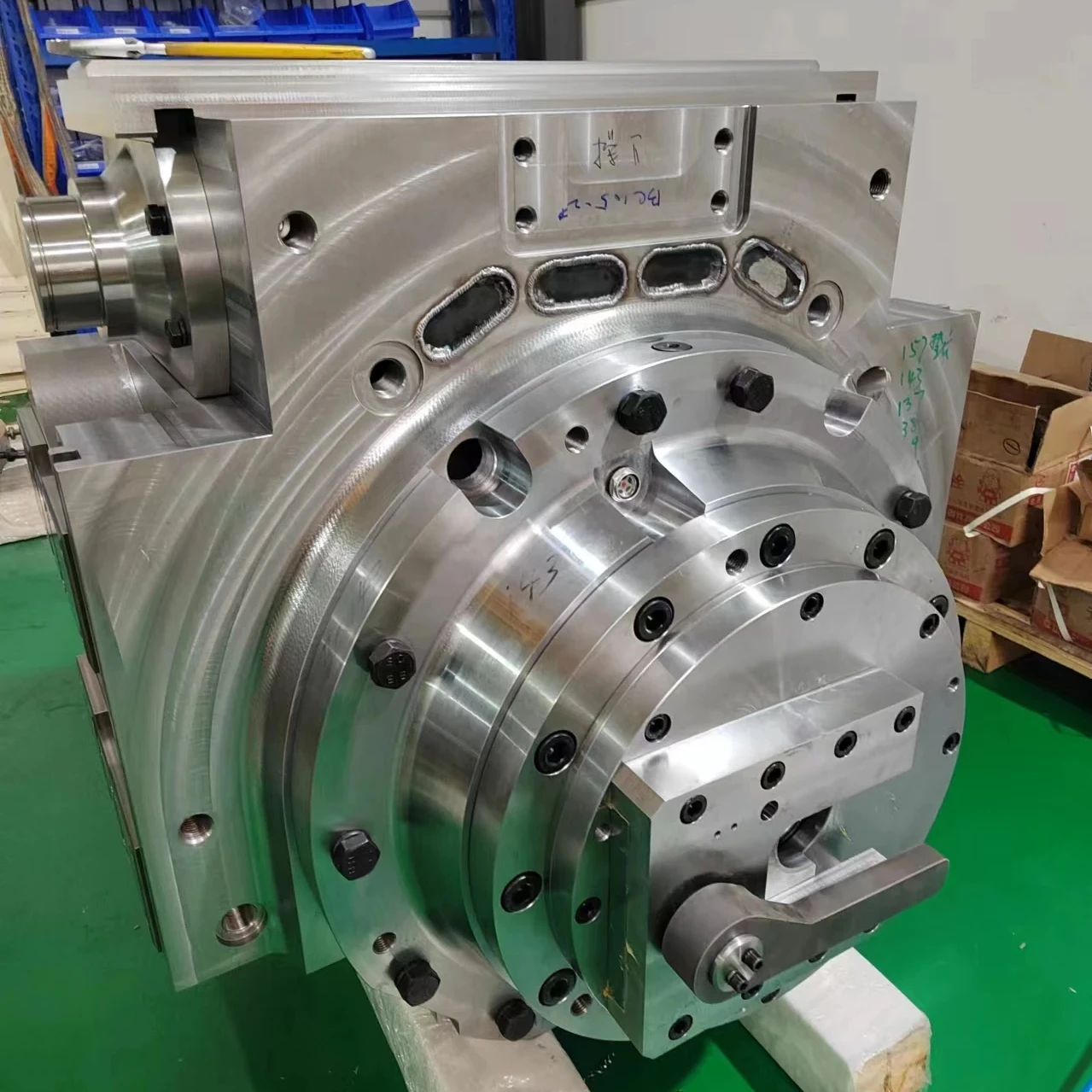 Factory Oem Heavy Duty Large Backup Roll Steel Bearing Housing For Rolling Mill Spare Part Bearing Chock