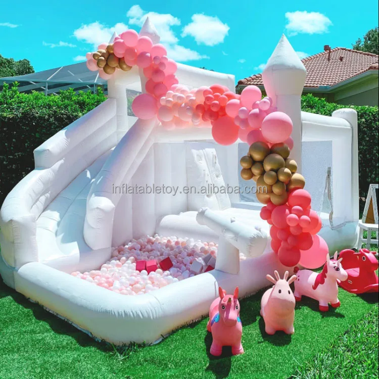 Commercial Kids Playground Obstacle Toboggan Gonflable Bouncy Water Slide Combo Bounce House Inflatable Bouncer Jumping Castle
