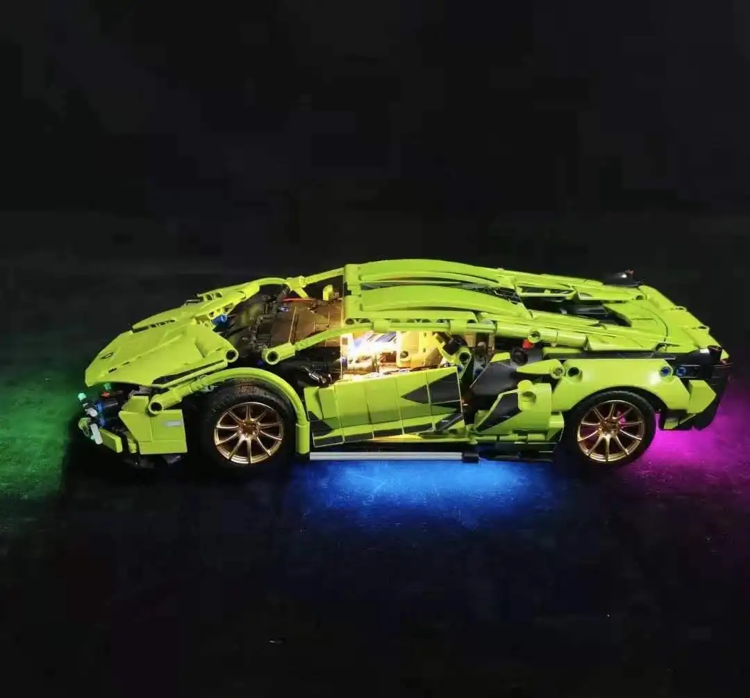 High Tech Series Mould King 1:8 RC Car Model Building Blocks Compatible Sports Technic Car For Adults