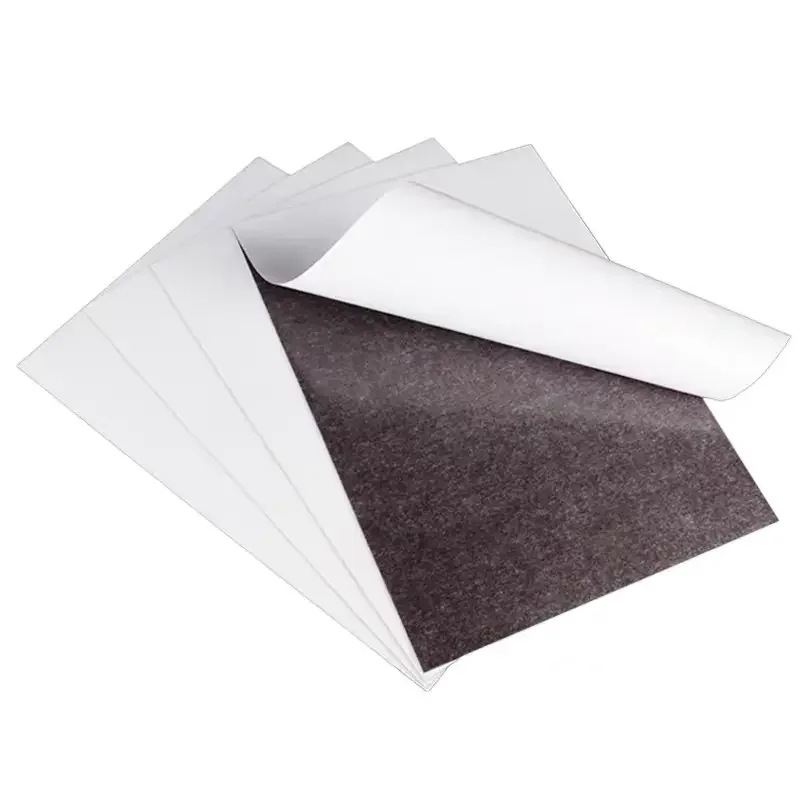 Flexible magnetic strip refrigerator sticker material sheet roll rubber self-adhesive strong magnetic high quality factory