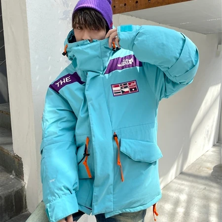OEM Custom Design Hooded Heavy Designer Puff Padded Coat  Oversized Unisex Down Bubble Winter Black Custom Men Puffer Jacket