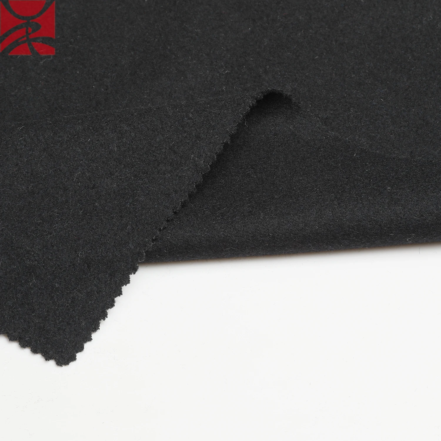 Special Customized wool/polyester melton woolen woven plain fabric for winter overcoat