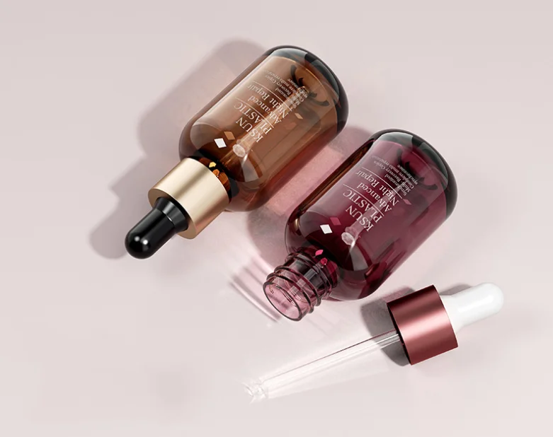 Luxury Products Skin Care Premium Cosmetic Hair Serum Plastic Oil 50ml 30ml Dropper Bottle Pipette Bottles BJ27