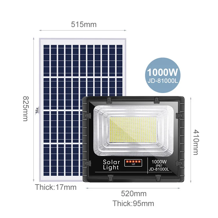 Chian Wholesale Aluminum IP67 Waterproof most powerful 100w 6500k solar led flood light