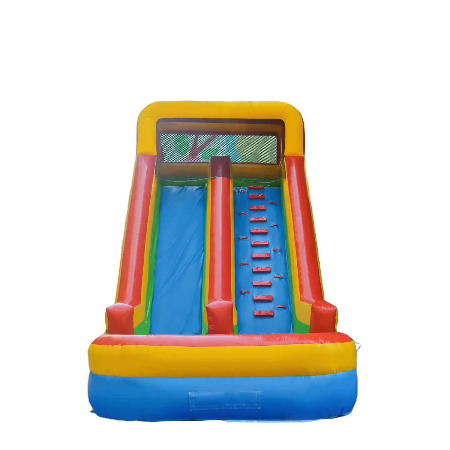 High Quality Double Slide Inflatable Water Park New Design with Pool for Outdoor Fun