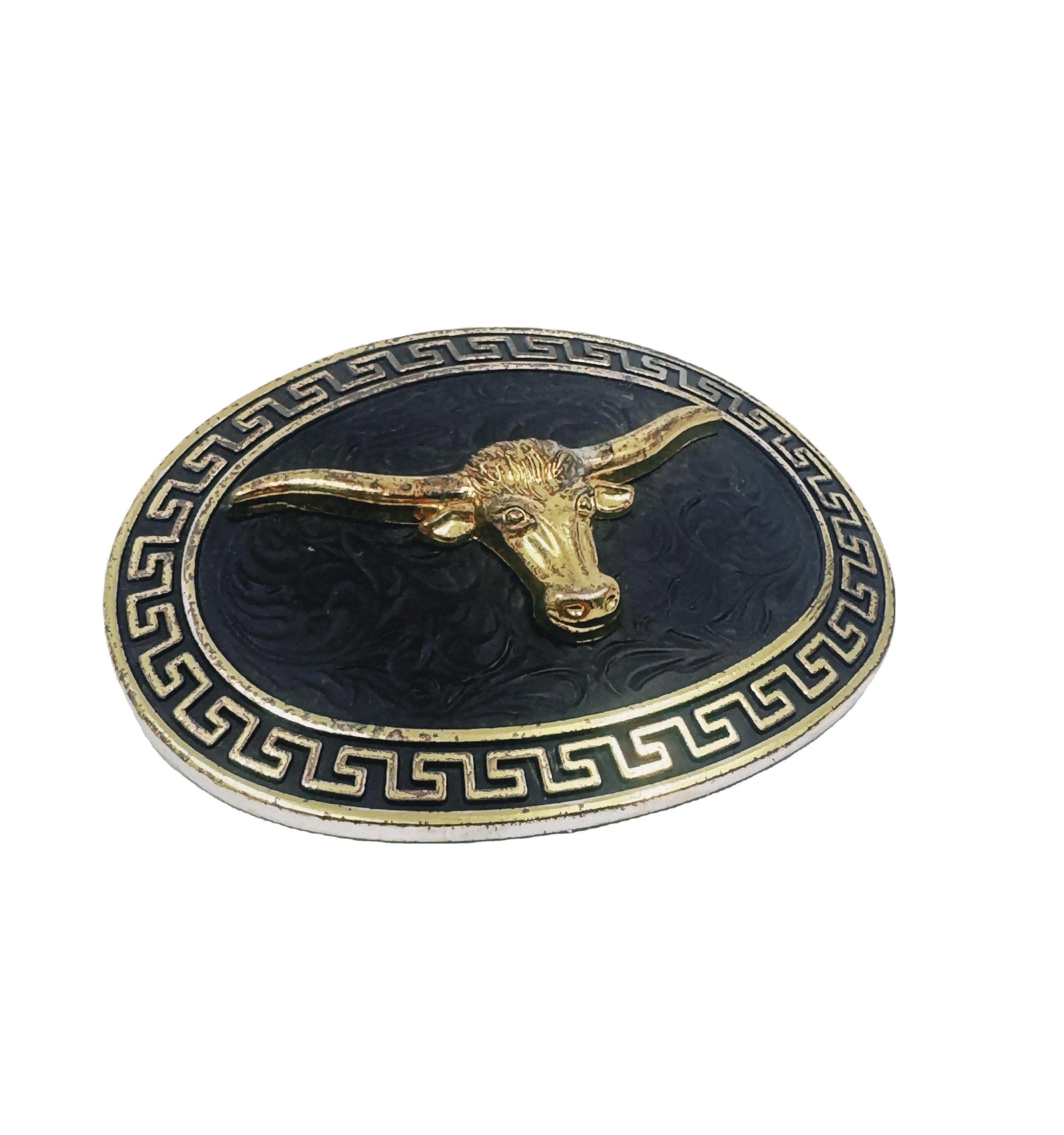 Cowboy Style Western Style 5cm Press Belt Buckle For Men Factory Hot Sale Cowboy Style Belt Buckle