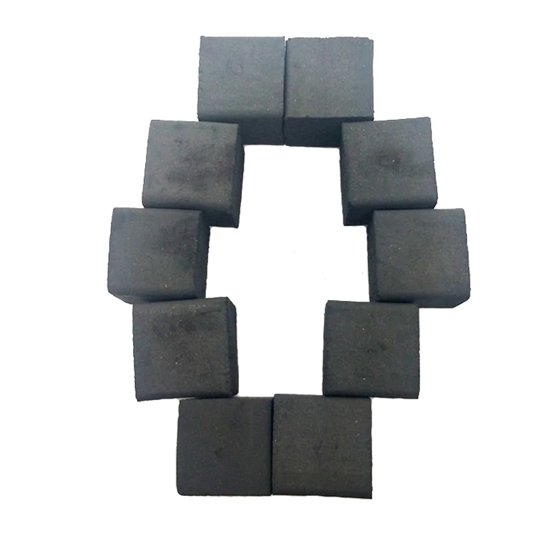 Custom Cheap Reusable Coconut Shell cube Brick charcoal coconut for sale